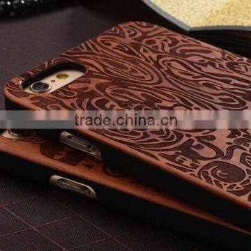 New Design Unique Engrave Wood Cell Phone Protective Case For Iphone6s/ Plus photo-6