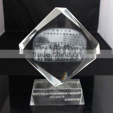 newest product of crystal image souvenir trophy