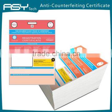 Watermark Invisible UV Security Certificate Printing photo-3