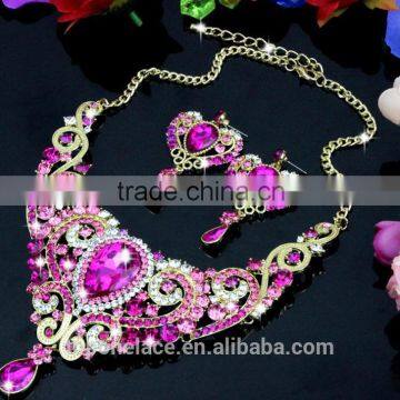 2016 Lastest Design Big Fashion Wedding Jewelry Sets for Women photo-2