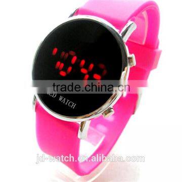 2015 Fashion Men Women Kids Sport Watches LED Sports Watches Circular design dress watches