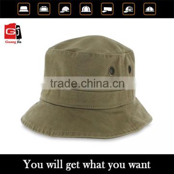 Supplier professional custom cotton good quality hot selling wide brim cheap bucket hats wholesale