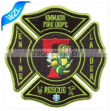 3D Custom High quality personalized fr clothing sew on embroidered patches no minimum