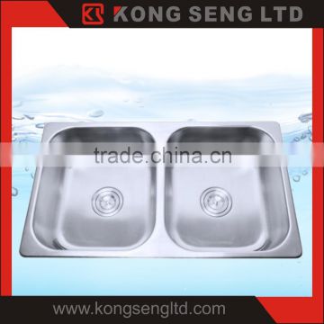 High quality Stainless steel sink Kitchen sink 304 Deep draw Topmount sink -KS-TM-D31