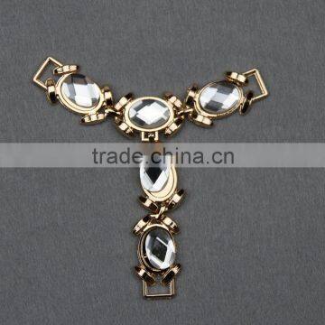 Fashion shoe decorative buckels &hot selling shoe rhinestone accessories for sandals