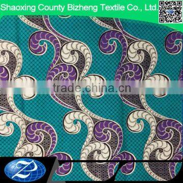 Fashionable count 100 cotton wax print fabric for T-shirts