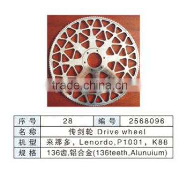 LEONARDO Aluminum alloy The white rapier wheels