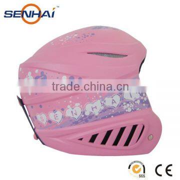 pink color ski skating bike helmet price