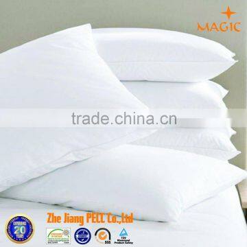 Solid Color Polyester Fabric Microfiber Filled Bed Pillow