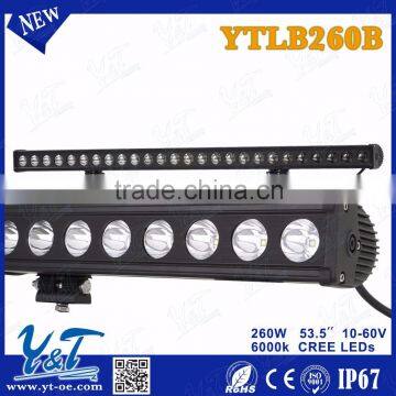 Fast Shipping Aluminium Housing Led Working Light Bar 4x4 Led Car Light 260w Auto Led Car Light Bar for go Kart Made in China photo-4