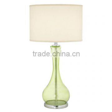 11.1-26 a Distinctive Appearance Glass Body a Contemporary Decor Vineyard Table Lamp With Drum Shade photo-3