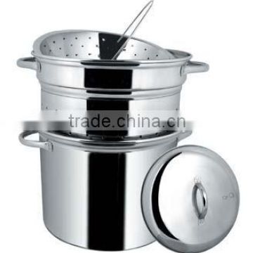 Stainless Steel 4 pcs Steamer Set