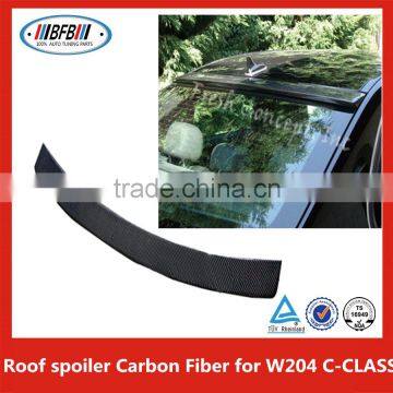 New Rear Trunk Lip Spoiler For B ENZ C W204 carbon fiber