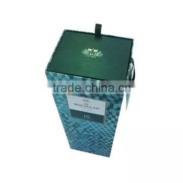 Offset printing cardboard champagne flute gift box