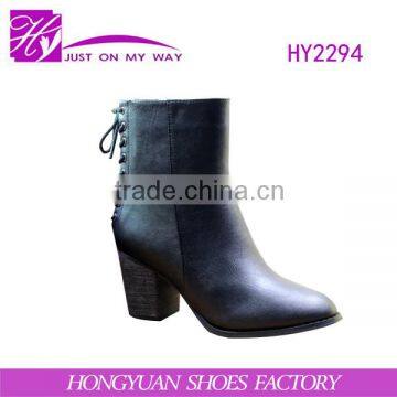 charming ladies boot 2015 made with PU in factory price