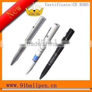 2 in 1 pen, metal laser ball pen