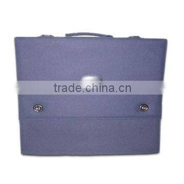 Canvas Briefcase with Nickel Lock,One shoulder belt