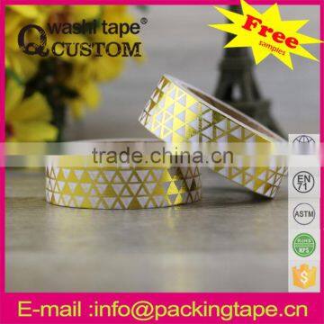 China wholesale DIY gold print washi tape china alibaba