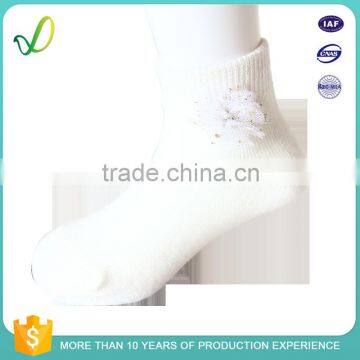 Cheap Branded Plain Girls School Uniform Thin Cotton Girl White Socks photo-5