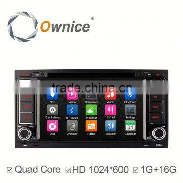 Ownice C300 series android 4.4 quad core car stereo for VW Touareg T5 Transporter support canbus TPMS