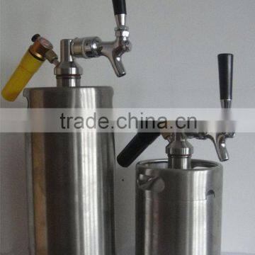 2014 New Used 64OZ Mini Keg Bottle Stainless Steel Beer Growler photo-2