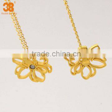 2016 Fashion Gold Color Pendant Chain Necklace
