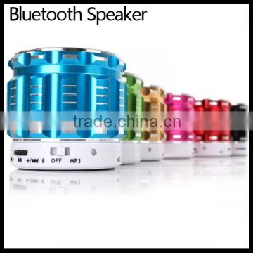 Portable Rechargeable Battery Metal Loudspeaker Bluetooth Speaker