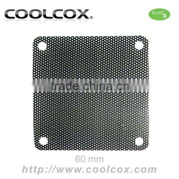 CoolCox 60mm fan filter,PVC material,exhaust fan filter,dust filter