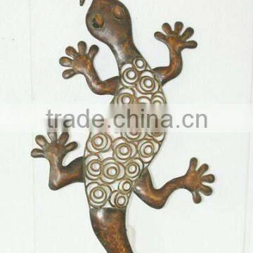 Decorative Gecko Metal Wall Decor