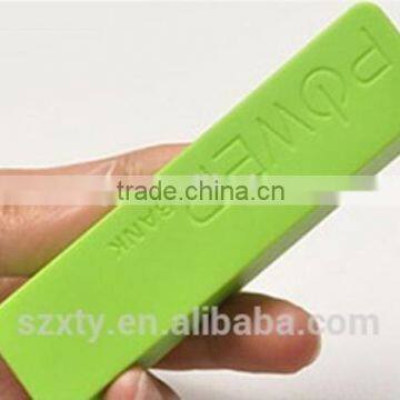 portable slim power bank with key chain, kinetic phone charger, 2600mah phone battery