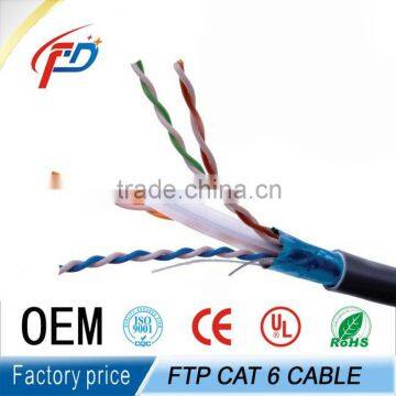 bentaf brand wholesale copper 350MHZ LZSH/CMR 23AWG cat6 ftp lan cable