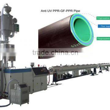 PPR GF PPR Pipe with Anti UV Outer Sheathing Layer Pipe Making Machine