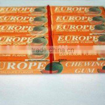 New Europe Fruit Hami melon juice strip Chewing Gum