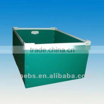 Customized collapsible corrugated plastic box