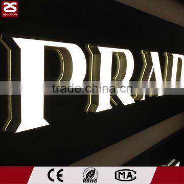 Front And Back Lit 3D Indoor Logo Shop Led Illuminated Sign Advertising Letter photo-6