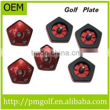 Wholesale rS Red/Gold Golf Driver Golf Plate