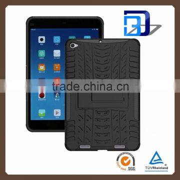 New Products Slim 2 in 1 PC + TPU Hybird armor rugged case cover for Xiaomi Mi Pad 2 with stand china supplier