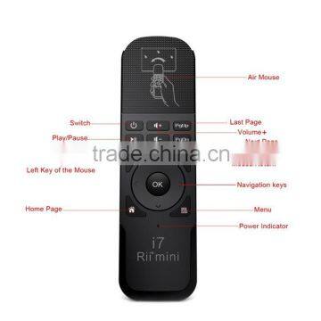 Original Android tv Box Remote High Speed for Rii Mini i7 2.4G Mini Wireless Keyboard Air Mouse photo-2