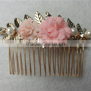Bidal Hair Comb-Hawaiian Plumeria Flowers Bridal Beach Wedding Fascinator Headpiece Wedding hair accessory FHCOC2002-3
