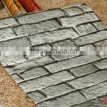 3D natural stone wallpaper brick wallpaper for home deco