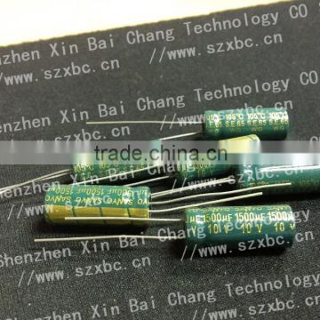 1500uf 10V capacitors