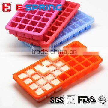 Ice Cube Trays BPA Free Silicone Moulds For Pudding Ice Cube Pan