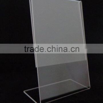 Free Sample 8.5 x 11 Acrylic Sign Holder ,A4 Acrylic Sign Holder Display,Single Sided Slant Back Acrylic Sign Holder