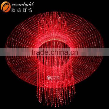 fiber optic waterfall night light,fiber optic outdoor lighting,banquet hall lighting fiber optic om955