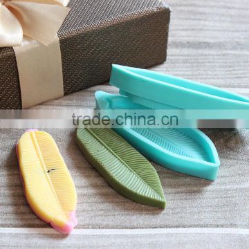 Leaf Shape Baking Cake Mold Silicone , DIY New Cookie Soap Mould, 3D Silicone Rubber Cake Molds