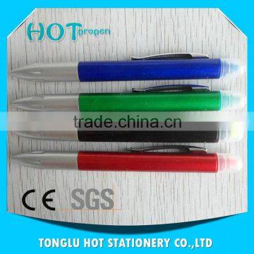 Wholesale promotional products promotional plastic colorful stylus highlighter pen
