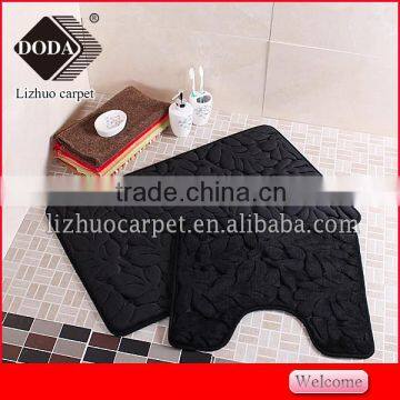 100%polyester Nonslip Pvc Backing Decorative Bath Rugs photo-3