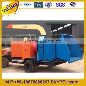 Wood logs chips crusher