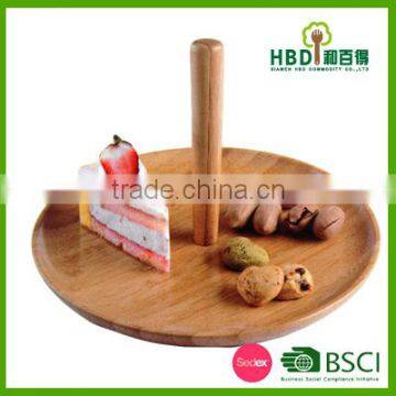 Hot Selling Bamboo cheese tray.wooden food serving tray