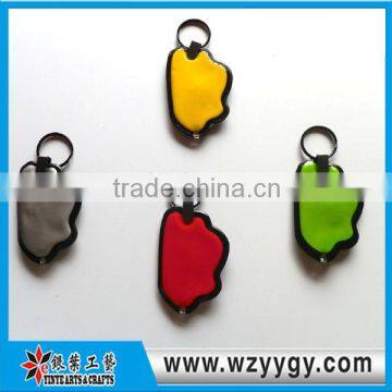 3D PVC keychain with LED light